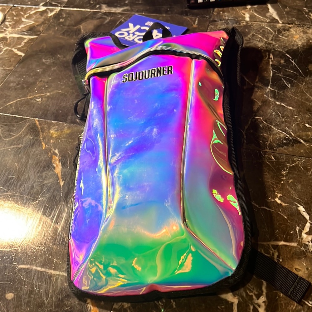 New Sojourner Holographic Hydration Pack Backpack